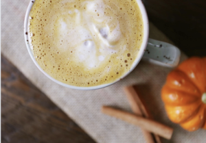Healthier homemade pumpkin spice latte dairy free